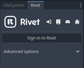 Logging in via the Rivet Plugin